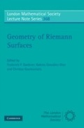 Bild: Geometry of Riemann Surfaces - Cambridge University Press