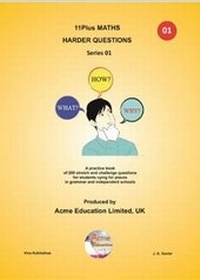 Enlarge image Cover: 11Plus Maths Harder Questions - Acme Education Limited, UK
