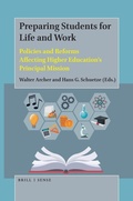 Cover: Preparing Students for Life and Work - Brill