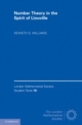 Cover: Number Theory in the Spirit of Liouville - Cambridge University Press