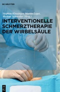Cover: Interventionelle Schmerztherapie der Wirbels&auml;ule - De Gruyter
