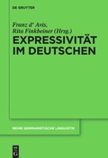 Cover: Expressivit&auml;t im Deutschen - De Gruyter