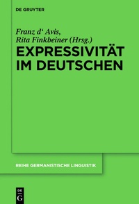 Abbildung von: Expressivität im Deutschen - De Gruyter