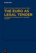 Cover: The Euro as Legal Tender - De Gruyter