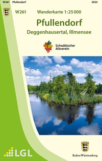 Abbildung von: W261 Wanderkarte 1:25 000 Pfullendorf - Landesamt für Geoinformation und Landentwicklung Baden-Württemberg (LGL)