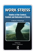 Cover: Work Stress - Routledge