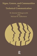 Cover: Signs, Genres, and Communities in Technical Communication - Routledge