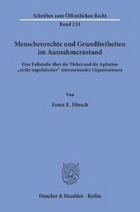 Abbildung von: Menschenrechte und Grundfreiheiten im Ausnahmezustand. - fibre