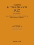 Cover: Les Archives du Conseil Municipal d'Hermoupolis Magna - De Gruyter