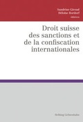 Cover: Droit suisse des sanctions et de la confiscation internationales - Helbing & Lichtenhahn
