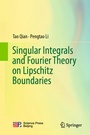 Cover: Singular Integrals and Fourier Theory on Lipschitz Boundaries - Springer