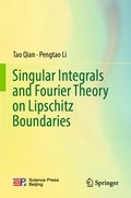 Cover: Singular Integrals and Fourier Theory on Lipschitz Boundaries - Springer