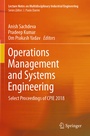 Cover: Operations Management and Systems Engineering - Springer