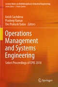 Cover: Operations Management and Systems Engineering - Springer