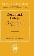 Cover: Continuatio Eulogii - Oxford University Press