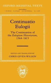 Enlarge image Cover: Continuatio Eulogii - Oxford University Press