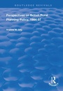 Cover: Perspectives on British Rural Planning Policy, 1994-97 - Routledge