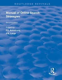 Abbildung von: Manual of Online Search Strategies - Routledge