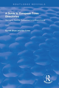 Abbildung von: A Guide to European Town Directories - Routledge