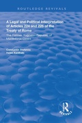 Cover: A Legal and Political Interpretation of Articles 224 and 225 of the Treaty of Rome - Routledge