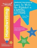 Cover: Learn to Write the Alphabet in CAPITAL LETTERS - Non Joined-up - Magic Link Ltd