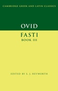 Cover: Ovid: Fasti Book 3 - Cambridge University Press