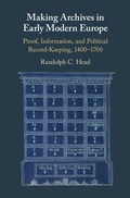 Cover: Making Archives in Early Modern Europe - Cambridge University Press