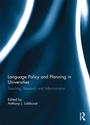 Cover: Language Policy and Planning in Universities - Routledge