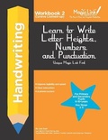 Cover: Learn to Write Letter Heights, Numbers and Punctuation - Cursive (Joined-up) - Magic Link Ltd