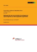 Cover: Werbung f&uuml;r eine terroristische Vereinigung im Spannungsfeld zur Meinungs&auml;u&szlig;erungsfreiheit - GRIN Verlag