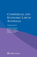 Cover: Commercial and Economic Law in Australia - Kluwer Law International