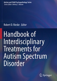 Bild: Handbook of Interdisciplinary Treatments for Autism Spectrum Disorder - Springer