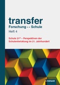 Cover: Transfer Forschung  Schule - Verlag Julius Klinkhardt