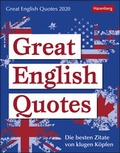 Cover: Great English Quotes Kalender 2020 - Harenberg