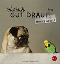 Abbildung von: Tierisch gut drauf Postkartenkalender Kalender 2020 - Heye