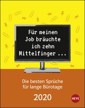 Die Besten Spruche Fur Burotage Tagesabreisskalender Kalender 2020 Die Besten Spruche Fur Lange Burotage Heye 9783840168338 Schweitzer Online