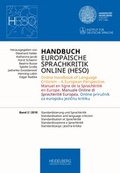 Cover: Handbuch Europ&auml;ische Sprachkritik Online (HESO) / Standardisierung und Sprachkritik. Standardisation and language criticism. Standardisation et Sprachkritik. Standardizzazione e Sprachkritik. Standardizacija i jezicna kritika - Heidelberg University Publishing