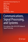 Cover: Communications, Signal Processing, and Systems - Springer