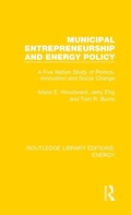 Cover: Municipal Entrepreneurship and Energy Policy - Routledge