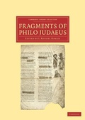 Cover: Fragments of Philo Judaeus - Cambridge University Press