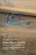 Cover: Credit Where It's Due - Russell Sage Foundation