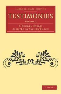 Enlarge image Cover: Testimonies: Volume 2 - Cambridge University Press