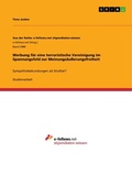Cover: Werbung fuer eine terroristische Vereinigung im Spannungsfeld zur Meinungsaeusserungsfreiheit - GRIN Verlag