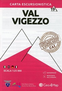 Abbildung von: Val Vigezzo 1:25000 - Carta escursionistica;Geo4Map