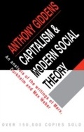 Cover: Capitalism and Modern Social Theory - Cambridge University Press