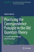 Cover: Practicing the Correspondence Principle in the Old Quantum Theory - Springer