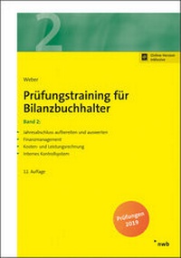 Abbildung von: Prüfungstraining für Bilanzbuchhalter, Band 2 - NWB