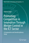 Cover: Promoting Competition in Innovation Through Merger Control in the ICT Sector - Springer