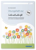 Cover: &Uuml;bungsheft zur Schreibschrift in Schulausgangsschrift - Mein Sch&ouml;nschreibheft - sternchenverlag