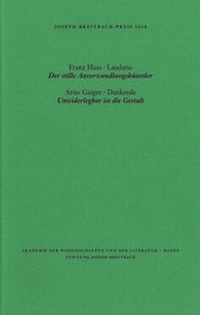 Abbildung von: Joseph-Breitbach-Preis 2018 - Akademie d. Wissenschaften u. d. Literatur